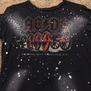 acdc rock and roll tee shirt
